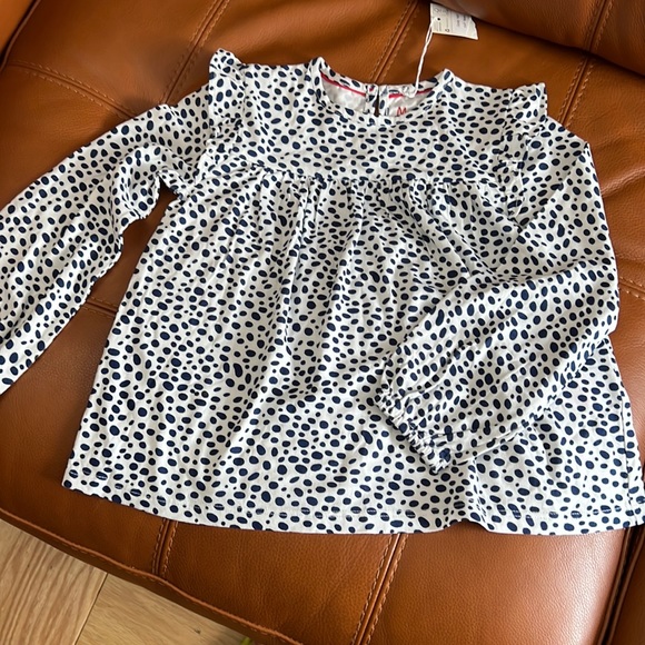 NWT Mini Boden Ruffles Top Tunic Sz 5-6 years 116 cm - Picture 1 of 4